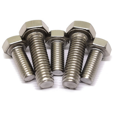 DIN933 DIN931 Phụ kiện ống thép công nghiệp M8 M10 Lớp 8,8 10,9 Bulông cường độ cao