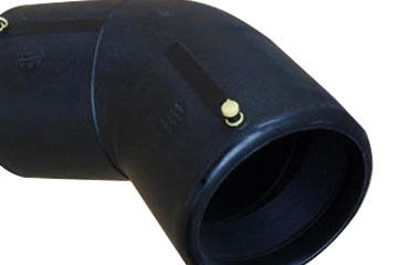45 độ Phụ kiện mạ điện khuỷu tay HDPE cho nước