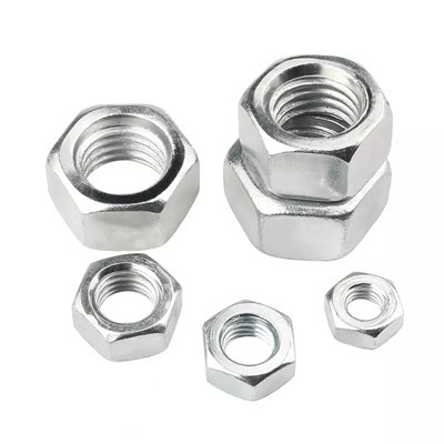 Đai ốc lục giác bằng thép không gỉ mạ kẽm DIN934 SS304 316