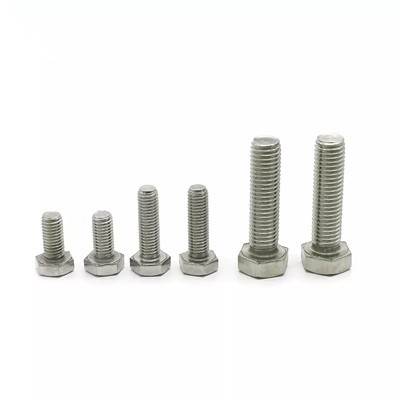 Phụ kiện đường ống thép công nghiệp cường độ cao và độ bền kéo ASTM A307 Bulong HDG mạ kẽm