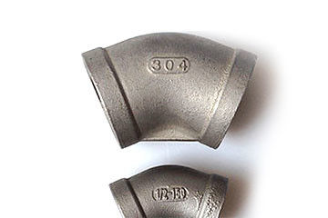 4 Phụ kiện ống thép không gỉ ren khuỷu tay ss304L