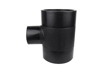 Nhiều loại hóa chất kết nối ổ cắm giảm tốc tee của phụ kiện đường ống HDPE