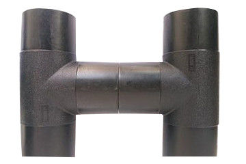 Tấm sưởi ấm hạ nhiệt mông giảm tee của phụ kiện ống nhựa HDPE