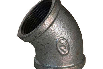 ASME 45 độ Elbow Cs Phụ kiện ống thép carbon