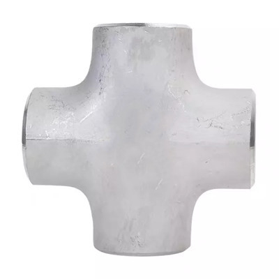 Phụ kiện đường ống thép không gỉ DIN 4 inch SS304 Chữ thập hàn 4 chiều