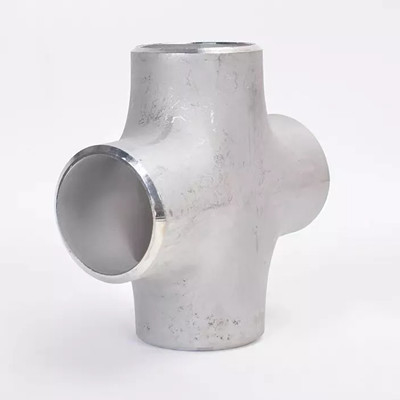 Phụ kiện đường ống thép không gỉ DIN 4 inch SS304 Chữ thập hàn 4 chiều